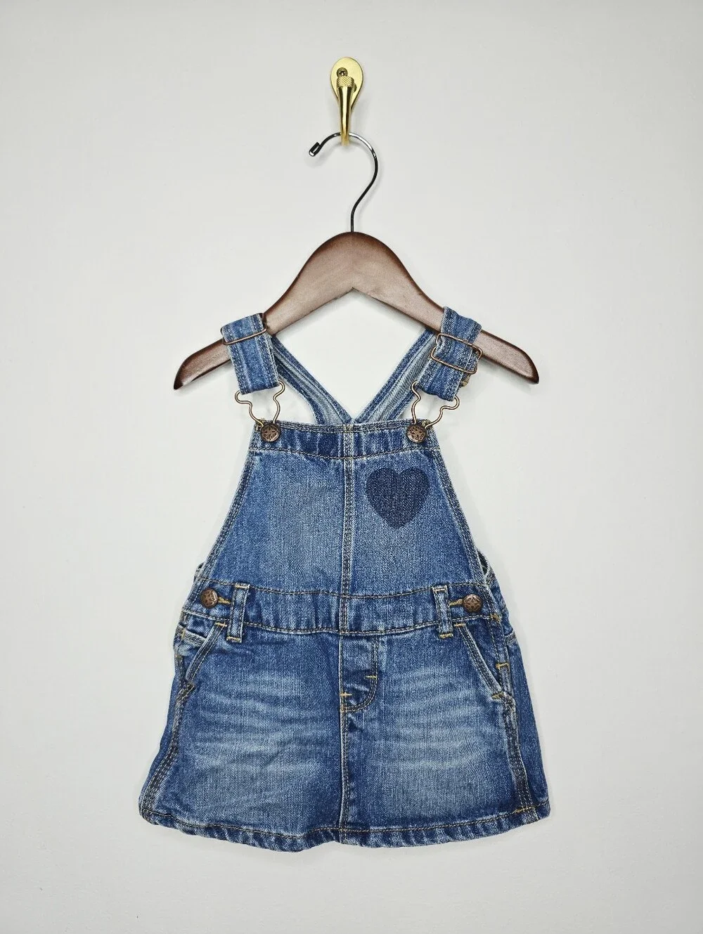 Oshkosh B'Gosh Overalls Denim Jumper Size 18 months